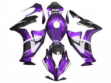 2012-2016 Honda CBR1000RR Motorcycle Fairing - Purple Glossy Black UK