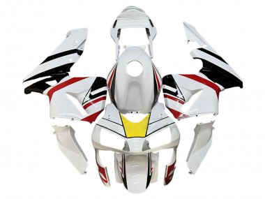 2003-2004 Honda CBR600RR Motorcycle Fairings - White Red Yellow Black UK