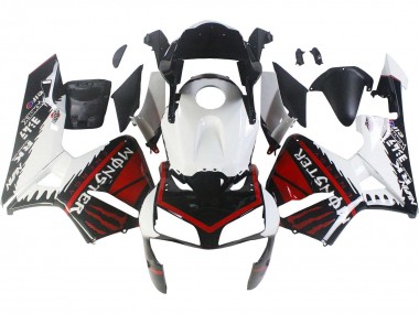 2003-2004 Honda CBR600RR Motorcycle Fairings - White Red Glossy Black Monster UK