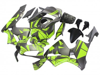 2003-2004 Honda CBR600RR Motorcycle Fairings - Yellow Matte Black UK