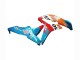 2007-2008 Honda CBR600RR Motorcycle Fairings - Orange White Red Blue Repsol UK