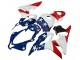 2007-2008 Honda CBR600RR Motorcycle Fairings - White Blue Red Star UK