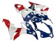 2007-2008 Honda CBR600RR Motorcycle Fairings - White Blue Red Star UK