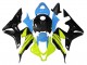 2007-2008 Honda CBR600RR Motorcycle Fairings - Blue Yellow Glossy Black UK