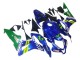 2007-2008 Honda CBR600RR Motorcycle Fairings - Blue Green MoviStar Castrol UK
