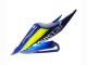 2007-2008 Honda CBR600RR Motorcycle Fairings - Blue Green MoviStar Castrol UK