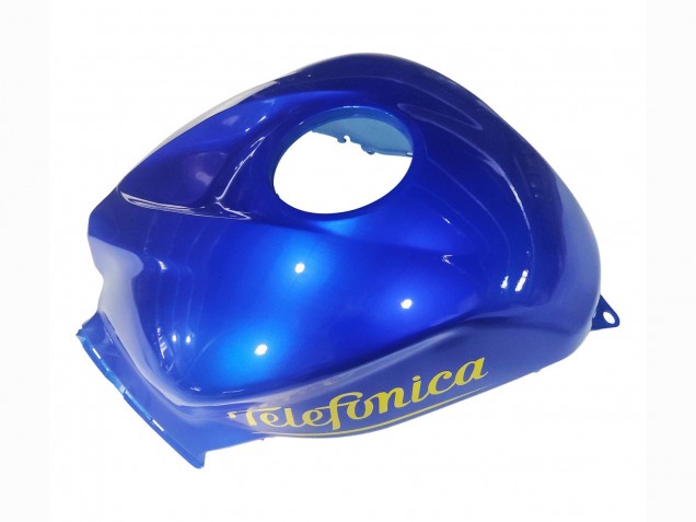 2007-2008 Honda CBR600RR Motorcycle Fairings - Blue Green MoviStar Castrol UK