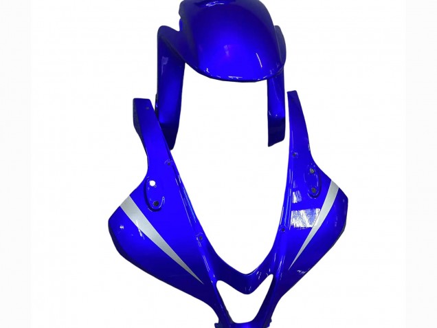 2007-2008 Honda CBR600RR Motorcycle Fairings - Silver Blue Glossy Black Racing UK
