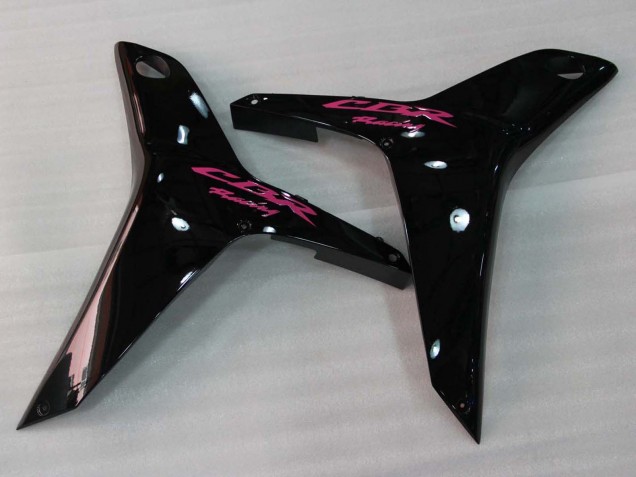 2007-2008 Honda CBR600RR Motorcycle Fairings - Pink Glossy Black Racing UK