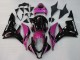2007-2008 Honda CBR600RR Motorcycle Fairings - Pink Glossy Black Racing UK