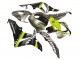 2007-2008 Honda CBR600RR Motorcycle Fairings - Grey Fluorescent Yellow Shark UK