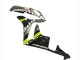 2007-2008 Honda CBR600RR Motorcycle Fairings - Grey Fluorescent Yellow Shark UK
