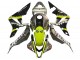 2007-2008 Honda CBR600RR Motorcycle Fairings - Grey Fluorescent Yellow Shark UK