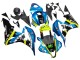 2007-2008 Honda CBR600RR Motorcycle Fairings - Green Yellow Glossy Black Shark 46 UK