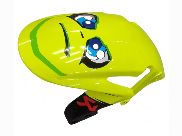2007-2008 Honda CBR600RR Motorcycle Fairings - Green Yellow Glossy Black Shark 46 UK