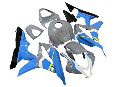 2007-2008 Honda CBR600RR Motorcycle Fairings - Nardo Grey Blue White Glossy Black UK