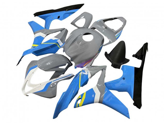 2007-2008 Honda CBR600RR Motorcycle Fairings - Nardo Grey Blue White Glossy Black UK