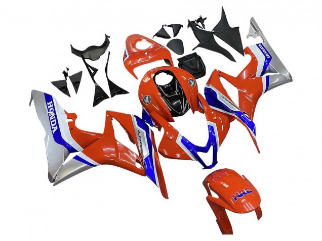2007-2008 Honda CBR600RR Motorcycle Fairings - Silver Blue Red HRC UK