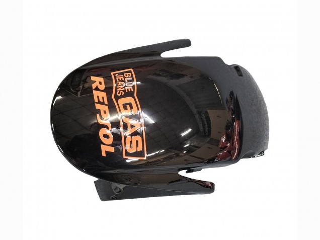 2007-2008 Honda CBR600RR Motorcycle Fairings - Orange Glossy Black Repsol UK