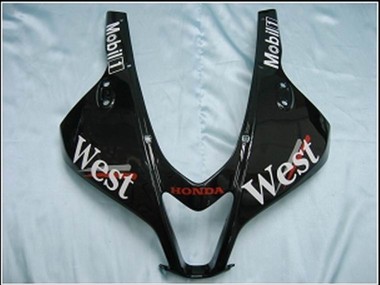 2007-2008 Honda CBR600RR Motorcycle Fairings - Glossy Black White West UK
