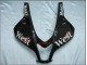 2007-2008 Honda CBR600RR Motorcycle Fairings - Glossy Black White West UK
