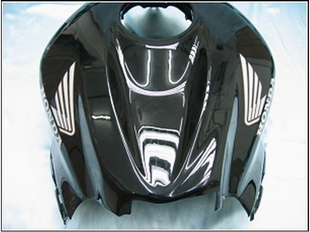 2007-2008 Honda CBR600RR Motorcycle Fairings - Glossy Black White West UK