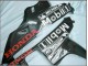2007-2008 Honda CBR600RR Motorcycle Fairings - Glossy Black White West UK