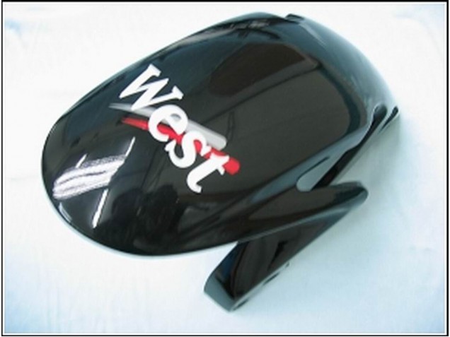 2007-2008 Honda CBR600RR Motorcycle Fairings - Glossy Black White West UK