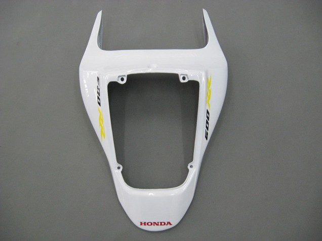 2007-2008 Honda CBR600RR Motorcycle Fairings - White Green Yellow Glossy Black Hannspree UK