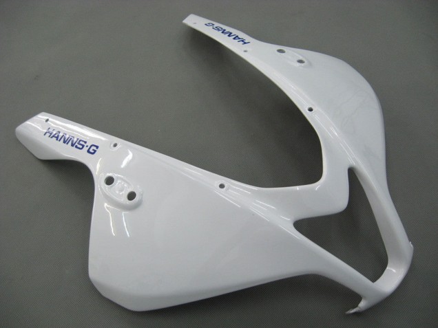 2007-2008 Honda CBR600RR Motorcycle Fairings - White Green Yellow Glossy Black Hannspree UK