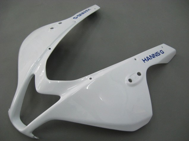 2007-2008 Honda CBR600RR Motorcycle Fairings - White Green Yellow Glossy Black Hannspree UK