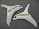 2007-2008 Honda CBR600RR Motorcycle Fairings - White Green Yellow Glossy Black Hannspree UK