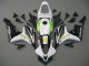 2007-2008 Honda CBR600RR Motorcycle Fairings - White Green Yellow Glossy Black Hannspree UK