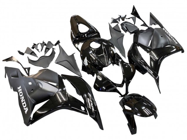 2009-2012 Honda CBR600RR Motorcycle Fairings - Glossy Black Matte Black UK