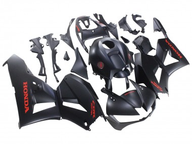 2013-2026 Honda CBR600RR Motorcycle Fairings - Matte Black Red Decals UK