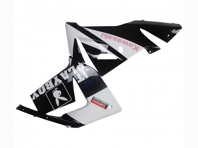 2004-2005 Kawasaki ZX10R Motorcycle Fairings - Black Pink White Playboy Motul UK
