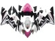 2004-2005 Kawasaki ZX10R Motorcycle Fairings - Black Pink White Playboy Motul UK