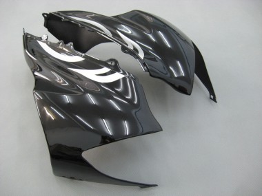2004-2005 Kawasaki ZX10R Motorcycle Fairings - Black White UK