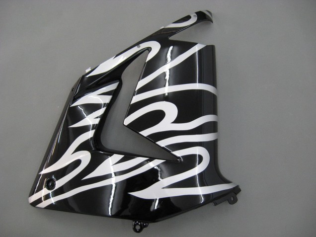 2004-2005 Kawasaki ZX10R Motorcycle Fairings - Black White UK