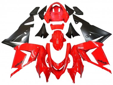 2004-2005 Kawasaki ZX10R Motorcycle Fairings - Red Black Ninja UK