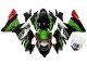 2004-2005 Kawasaki ZX10R Motorcycle Fairings - White Black Green Elf UK