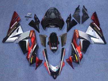 2004-2005 Kawasaki ZX10R Motorcycle Fairings - White Black Fluorescent Yellow Ninja UK