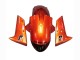 2004-2005 Kawasaki ZX10R Motorcycle Fairings - Burnt Orange Black Monster Elf UK