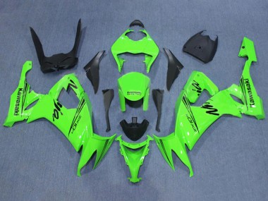 2008-2010 Kawasaki ZX10R Motorcycle Fairing - Green Black UK