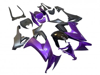 2008-2010 Kawasaki ZX10R Motorcycle Fairings - Purple Black UK