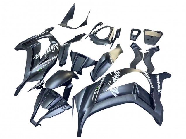 2011-2015 Kawasaki ZX10R Motorcycle Fairings - Matte Grey White Green UK