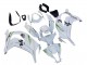 2011-2015 Kawasaki ZX10R Motorcycle Fairings - White Green Stripe Black Ninja UK