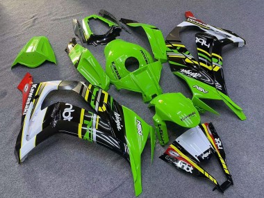 2011-2015 Kawasaki ZX10R Motorcycle Fairings - Green Yellow White Black Red Pirelli UK