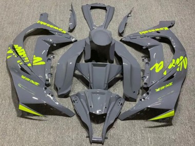 2011-2015 Kawasaki ZX10R Motorcycle Fairing - Nardo Grey Yellow UK