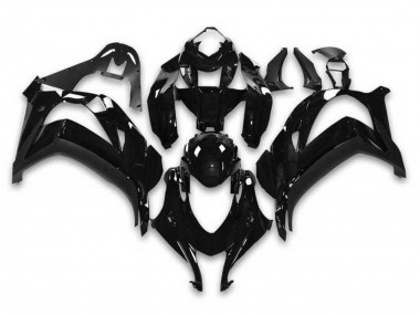2016-2020 Kawasaki ZX10R Motorcycle Fairings - Glossy Black Ninja UK